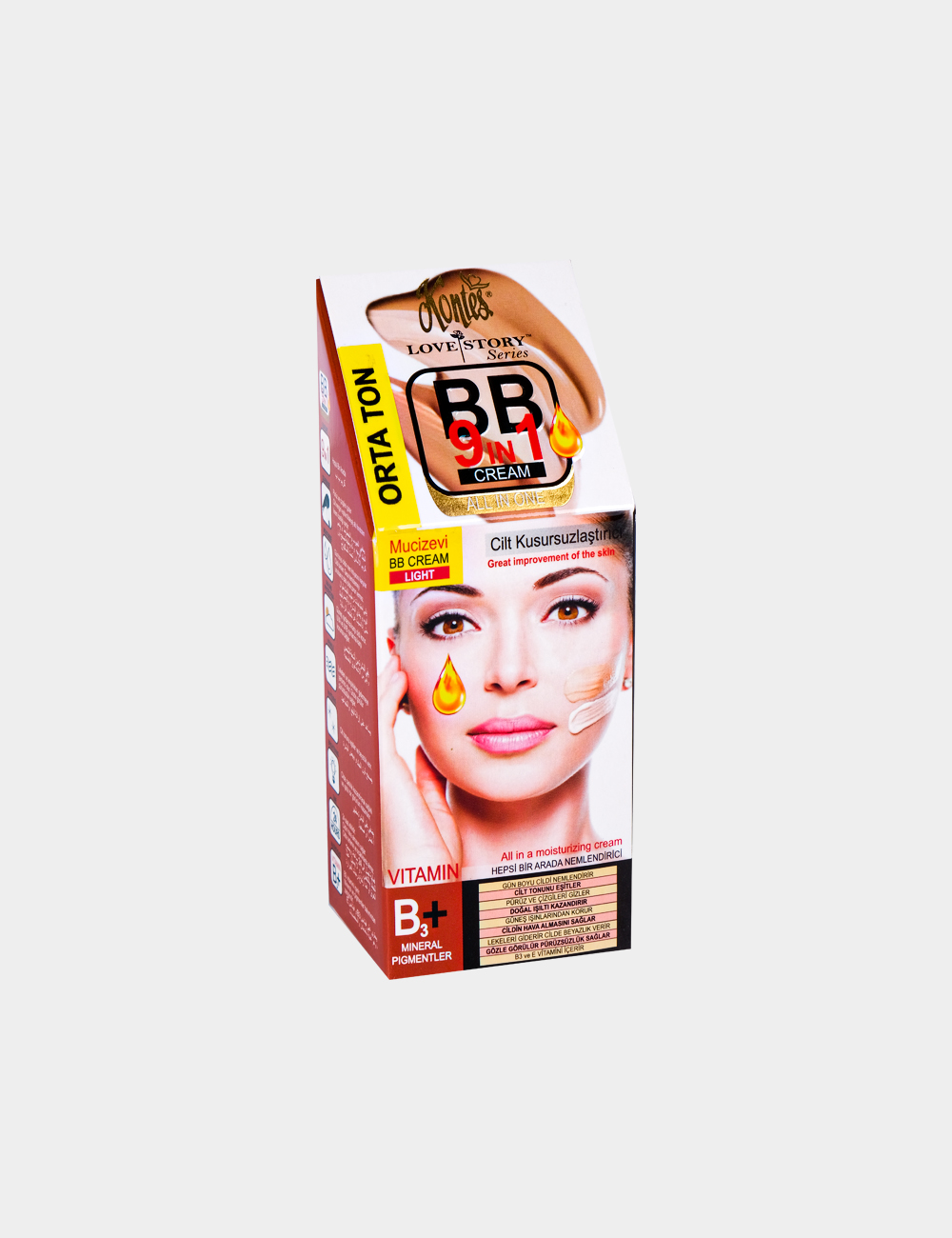Kontes BB Cream 9 in 1 - (50 ml) Stand
