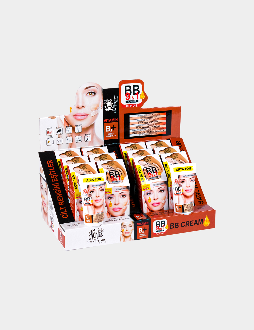 Kontes BB Cream 9 in 1 - (50 ml)